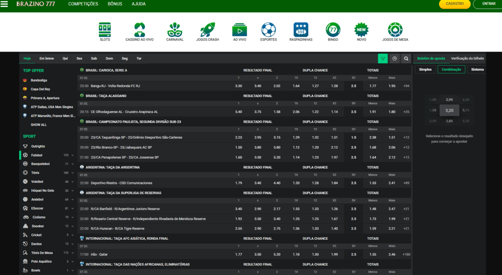 coritiba sub 23 x sao paulo sub 23
